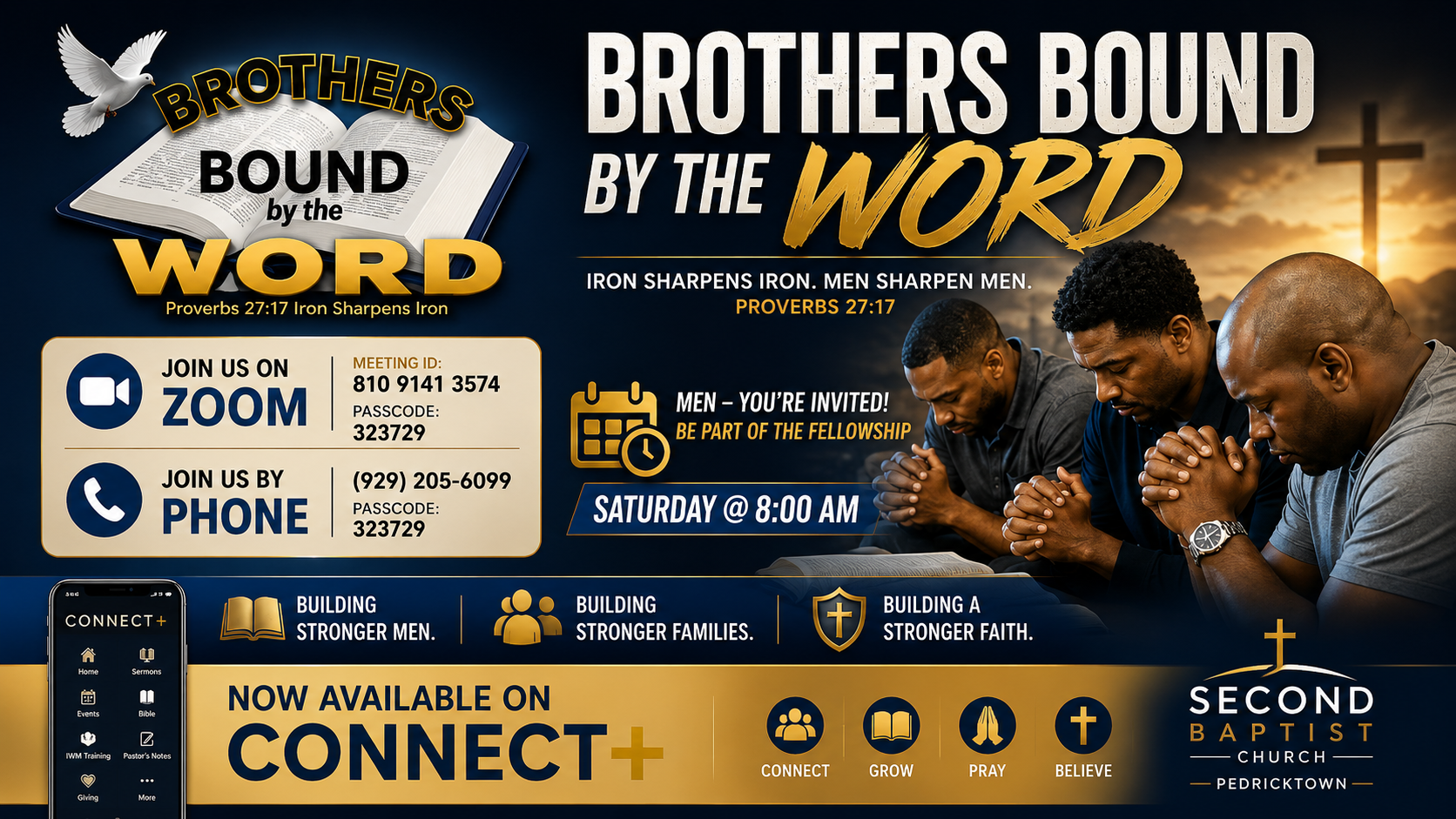 Brothers Bound by the Word ministry flyer