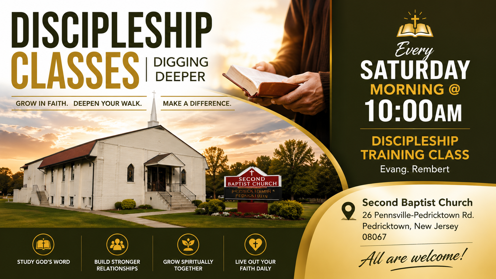 Discipleship Classes flyer