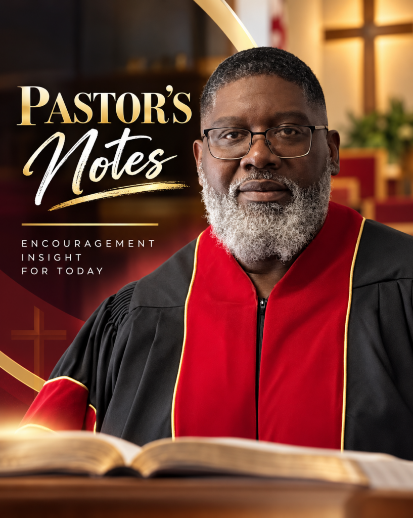 A Word from the Pastor